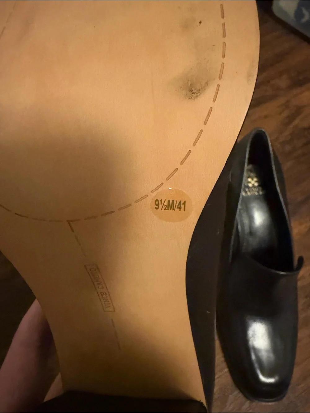 Vince camuto heeled loafer